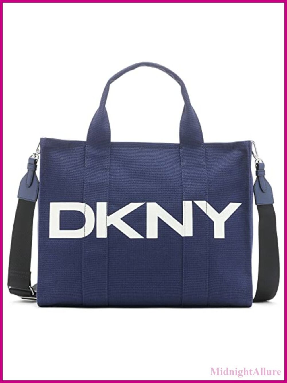 DKNY Emilee Trapezoid Tote Bag Convertible Removable Strap Travel Work